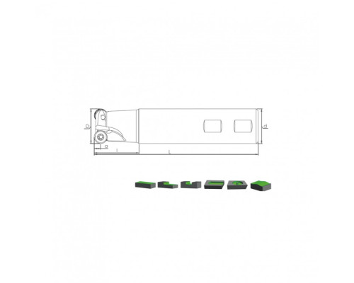 Корпус фрезы ST RN10 D32 W32 L150 Z03-H