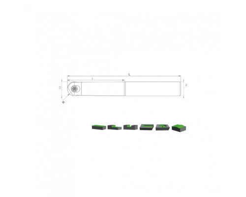 Корпус фрезы SRT P3216 D16 L175 d16