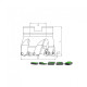 Корпус фрезы HTK JO08 D40 A16 Z04-H