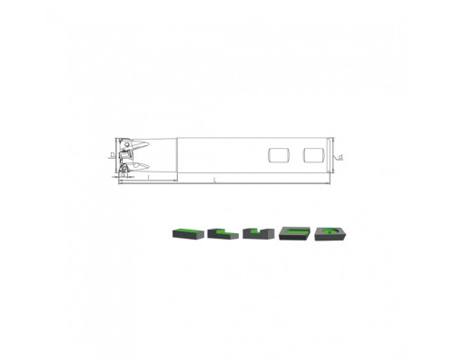 Корпус фрезы ST90 TNGX10 D20 W20 L150 Z03-H