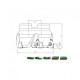 Корпус фрезы TK90 WNGX08 D100 A32 Z08-H