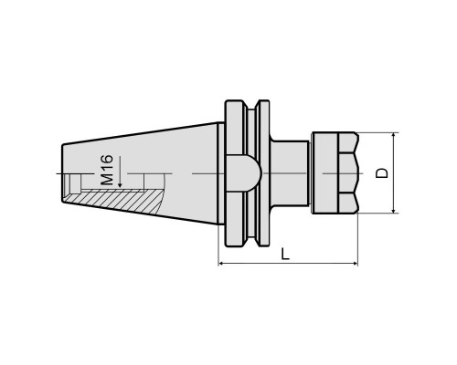 BBT40-ER11-100 Патрон цанговый