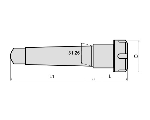 Патрон цанговый MTA4-ER25