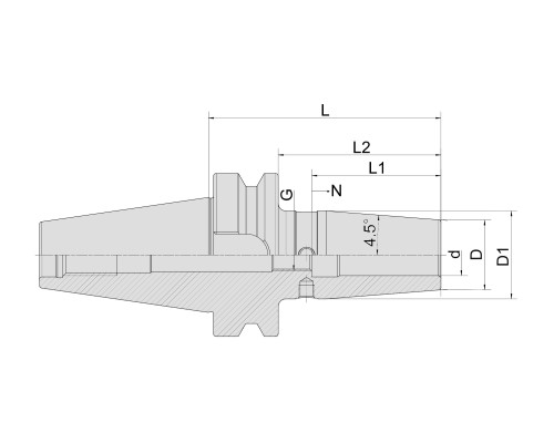 BT40-SF14-090 Патрон термозажимной