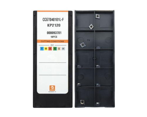 CCGT040101L-F-KP2120 Пластина токарная для точения