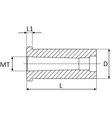 Втулка переходная D32 - MT1