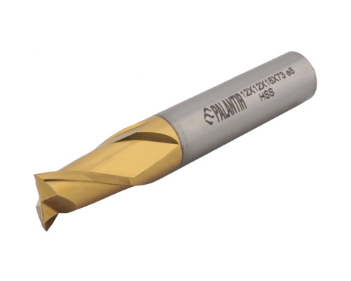 EMP-2F-12x73-HSS-TiN Фреза концевая из быстрорежущей стали