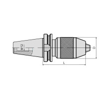 Патрон сверлильный быстрозажимной BT30-APU8-85