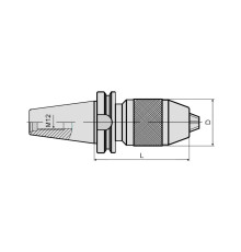 Патрон сверлильный быстрозажимной BT30-APU8-85