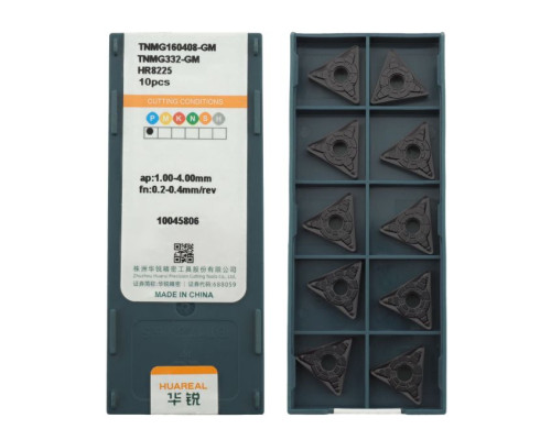 TNMG160408-GM-HR8225 Пластина токарная для стали, получистовая обработка для точения