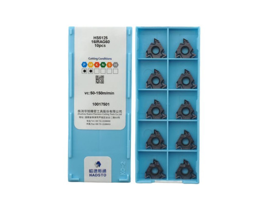 16IR-AG60-HS5125 Пластина резьбовая, неполный профиль, 60°