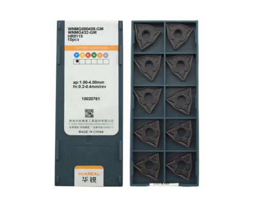 WNMG080408-GM-HR8115 Пластина токарная для стали, получистовая обработка для точения