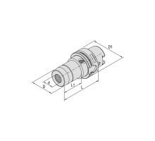 HSK63A-HDC-14-125 Гидропластовый патрон