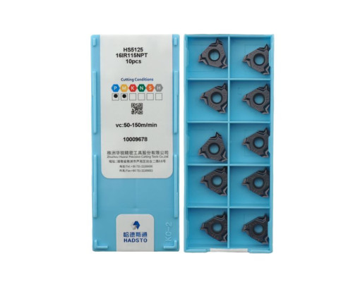 16IR-115NPT-HS5125 Пластина резьбовая NPT (Дюймовая коническая трубная резьба)