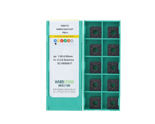 SNMG120412-GT-WS8125 Пластина токарная для стали, получистовая обработка для точения