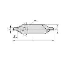 2317-0010 Сверло центровочное d= 8,0 мм, Тип A