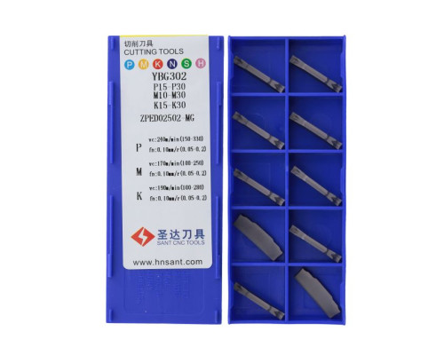 ZPED02502-MG-YBG302 Пластина отрезная, канавочная