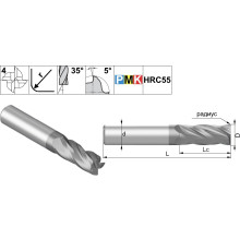CNCINS PMK23.z4.16.50.140.35.R10 TiAlN