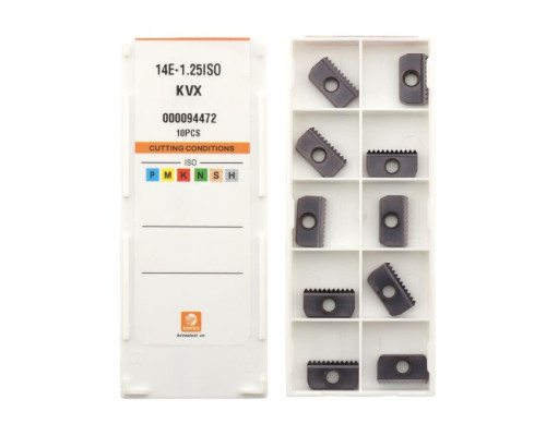 14E-1.25ISO-KVX Пластина твердосплавная для резьбофрез