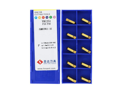 ZQMX3N11-1E-YBC251 Пластина отрезная, канавочная