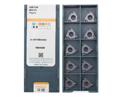 16IR-11W-HR5125 Пластина резьбовая для трубной резьбы Whitworth 55°