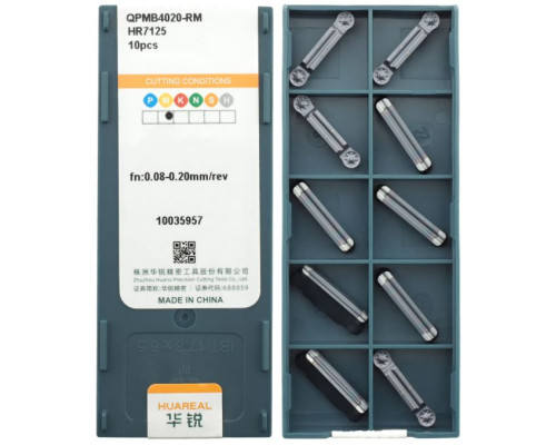 QPMB4020-RM-HR7125 Пластина отрезная, канавочная