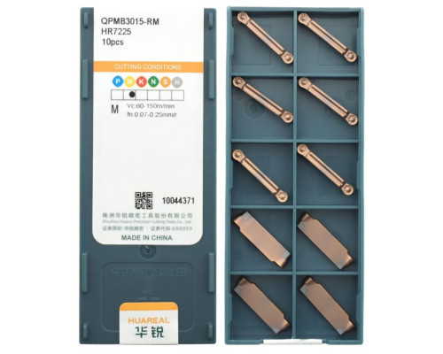 QPMB3015-RM-HR7225 Пластина отрезная, канавочная