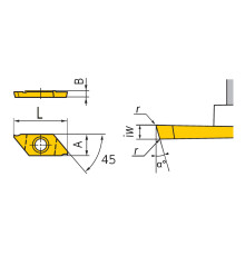 CTPA-07-FR-KVX Пластина канавочная