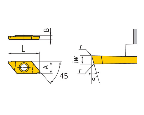 CTPA-07-FR-KVX Пластина канавочная