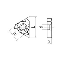27IR400BUTTX-P-HR5225 Пластина резьбовая