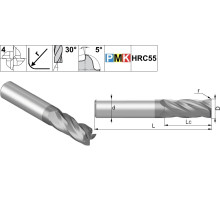 PMK22.Z4.08.19.63.30.R03 TiAlN Фреза радиусная твердосплавная по металлу