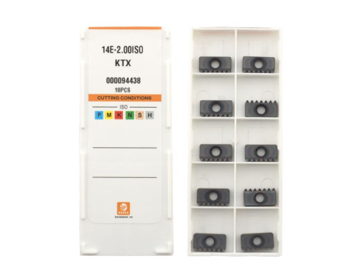 14E-2.00ISO-KTX Пластина твердосплавная для резьбофрез