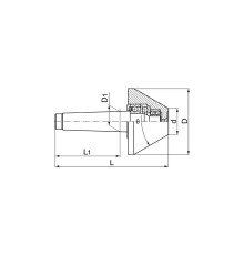 LC-BN-MT2-80 Центр вращающийся грибковый D=80 мм, угол 60°, конус Морзе MTB2