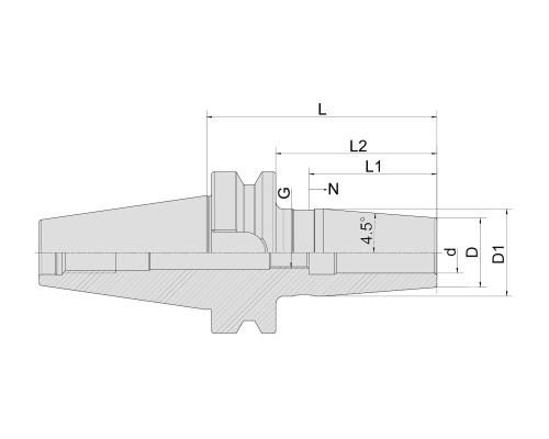 BT40-SFN10-090 Патрон термозажимной