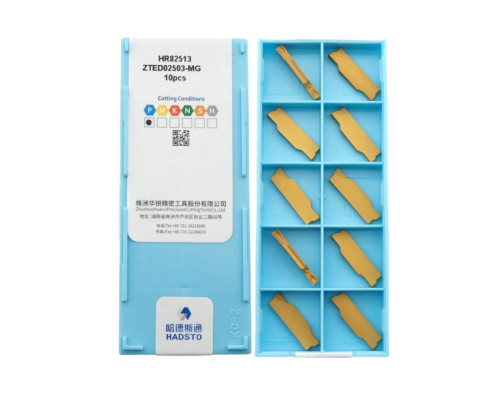ZTED02503-MG-HR82513 Пластина отрезная, канавочная