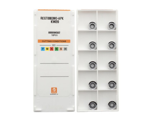 RCGT0803MO-APK-KW20 Пластина токарная для цветных металлов для точения