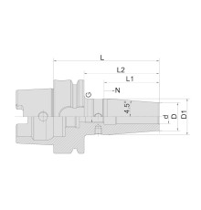 HSK63A-SF16-160 Патрон термозажимной