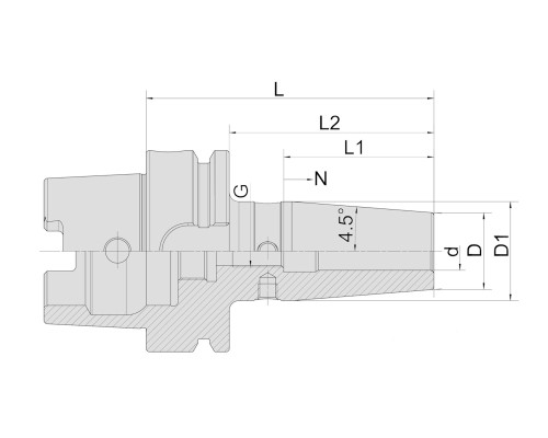 HSK100A-SF06-120 Патрон термозажимной
