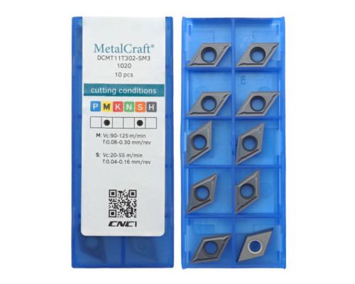 DCMT11T302-SM3-1020 Пластина токарная для точения