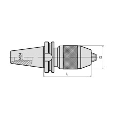 Патрон сверлильный быстрозажимной BT50-APU13-115