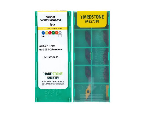 VCMT110308-TM-WS8125 Пластина токарная для стали, получистовая обработка для точения