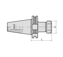SK50-ER40-150 Патрон цанговый DIN69871