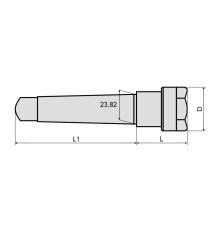 Патрон цанговый MTA3-ER20