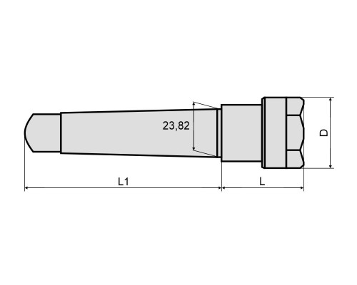 Патрон цанговый MTA3-ER20