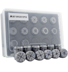 ER25G-SET-12 Набор резьбовых цанг ER25G - 12 шт.