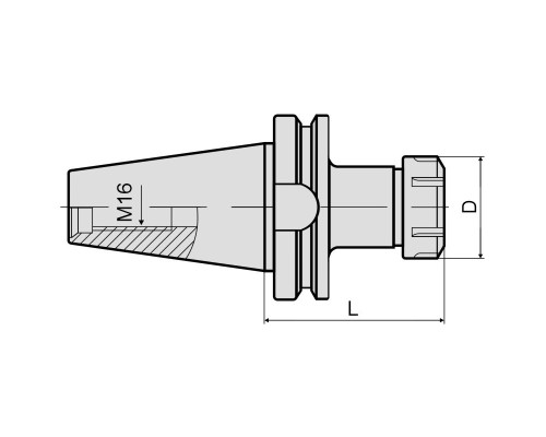 BBT40-ER32-070 Патрон цанговый