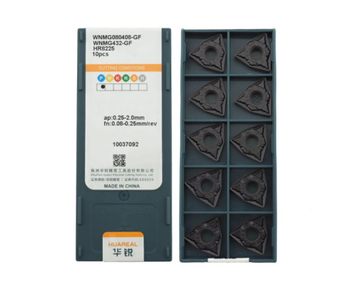 WNMG080408-GF-HR8225 Пластина токарная для стали, получистовая обработка для точения