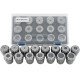 ER40-SET-15 Набор цанг ER40 - 15 шт. (4,5,6,8,10,12,13,15,16,18,20,21,22,25,26 мм)