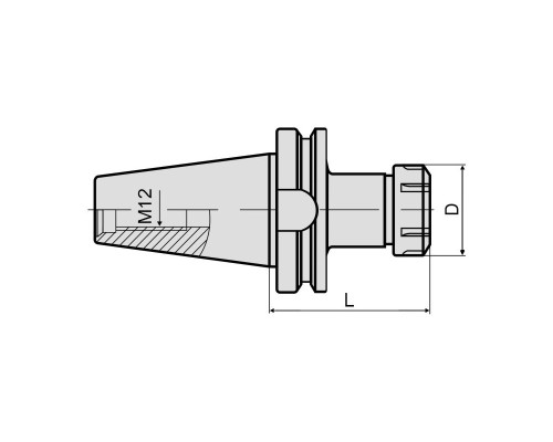 BT30-ER11-070 Патрон цанговый MAS403