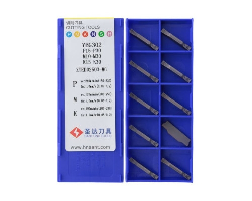 ZTED02503-MG-YBG302 Пластина отрезная, канавочная